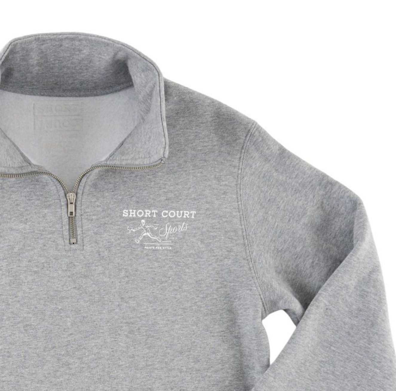 Grey Quarter Zip