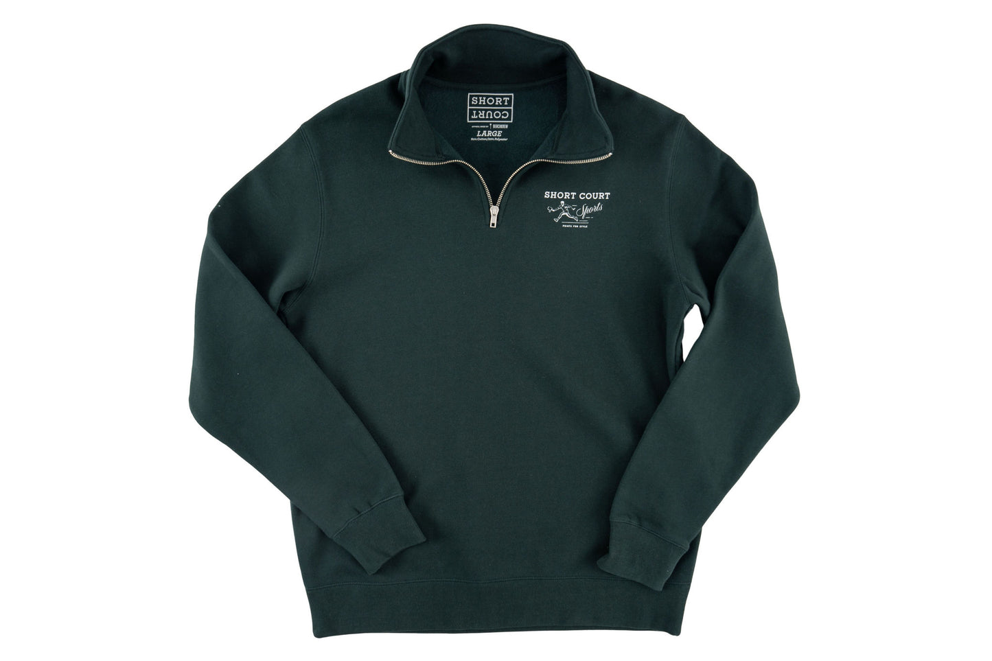 Green Quarter Zip